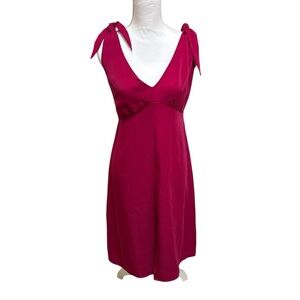 NWT CUPCAKES AND CASHMERE  Fuchsia Empire Flare Cocktail/Party Dress Size 10